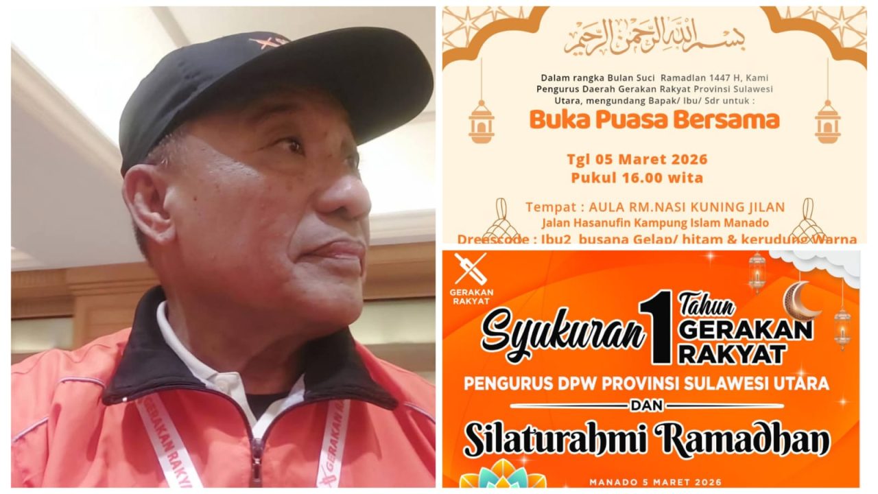 Satu Tahun Berkiprah, Gerakan Rakyat Sulut Pererat Silaturahmi Lewat Buka Puasa Bersama